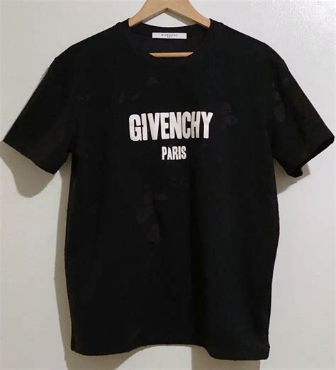 givenchy t shirt for sale|givenchy distressed t shirt.